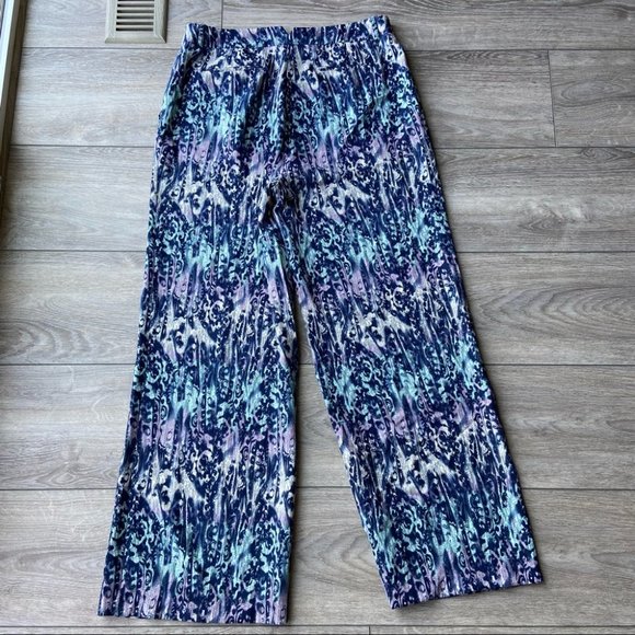 BCBGMAXAZRIA Jaques Printed Wide-Leg Pant - Picture 10 of 11